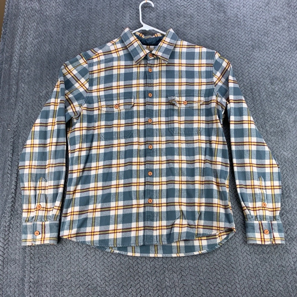 True Religion Button Up Shirt Men's 3XL ( Fits 2XL ) Flannel Plaid Long Sleeve